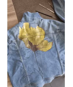 Veste personnalisée pour votre mariage motif floral