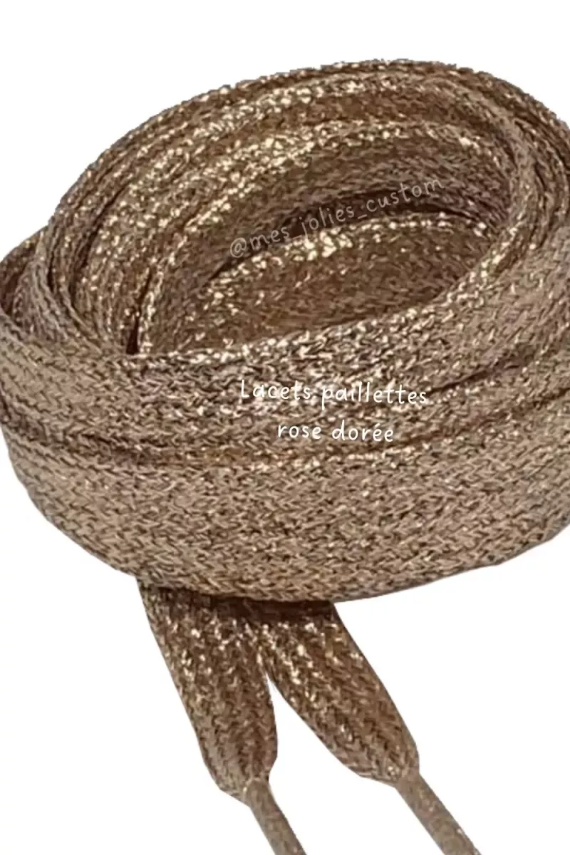 lacets paillettes