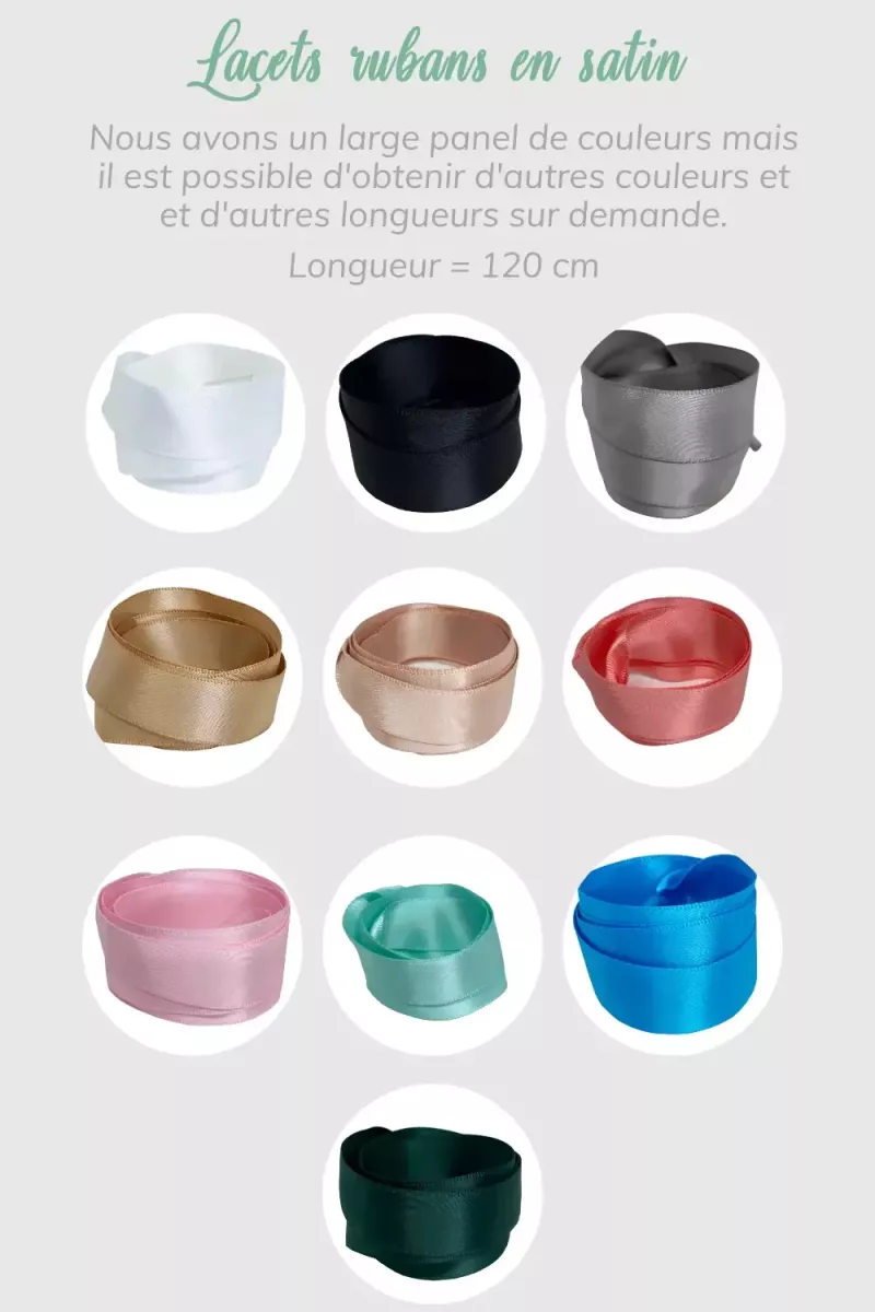lacets satin