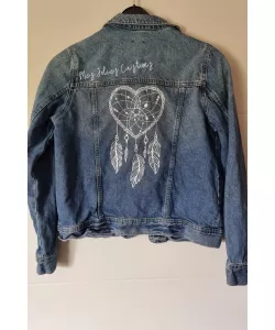 Veste en jean attrape rêve